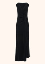 Kiton black dress for woman, in triacetate 1