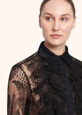 Kiton black shirt for woman, in viscose 4