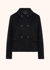 MONOCHROME CASHMERE PEA COAT