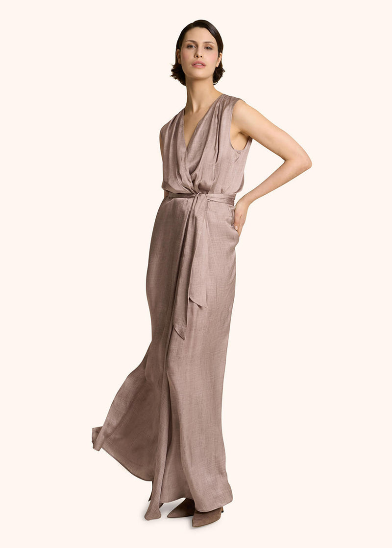 LONG SILK DRESS