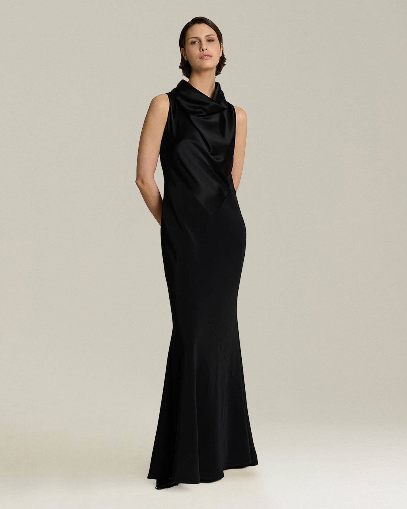 SILK EVENING GOWN