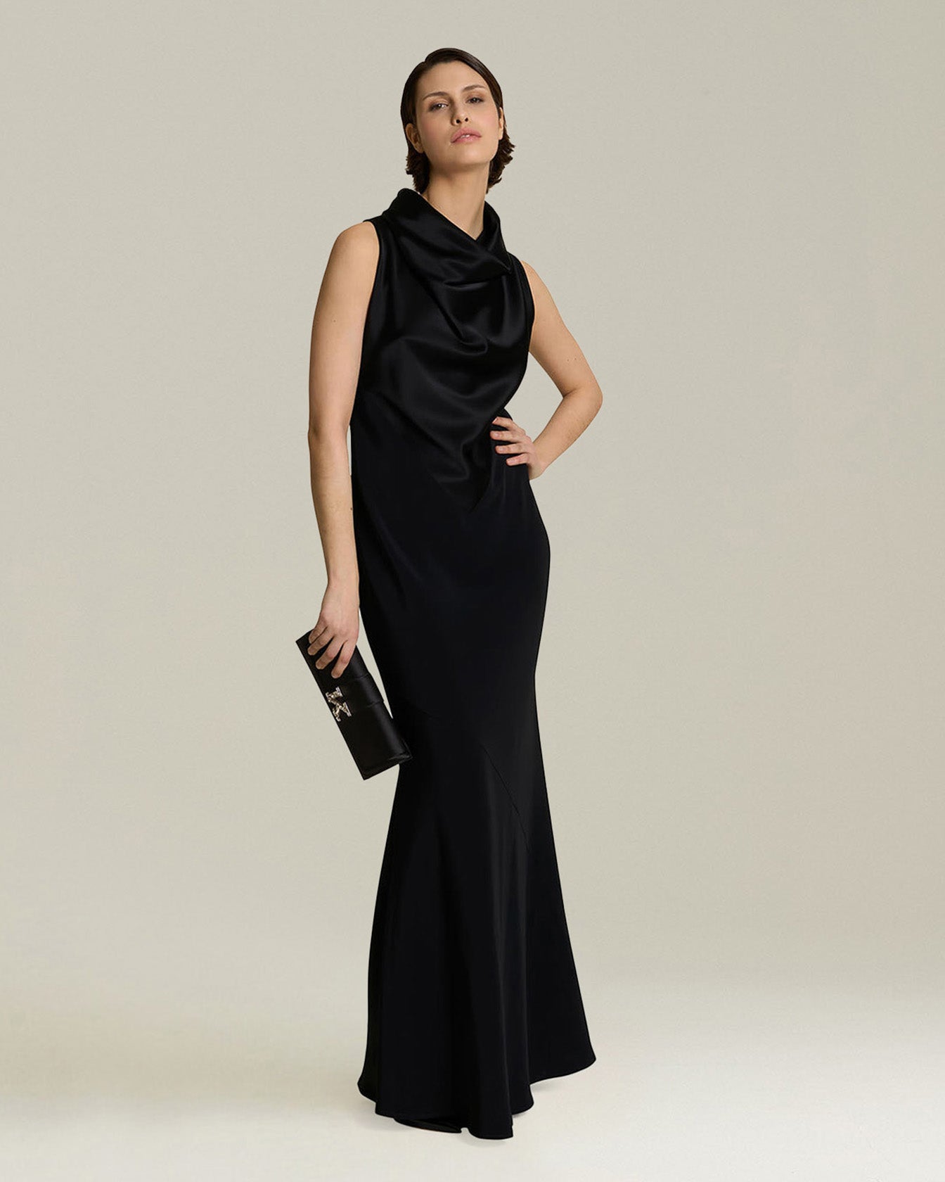 SILK EVENING GOWN