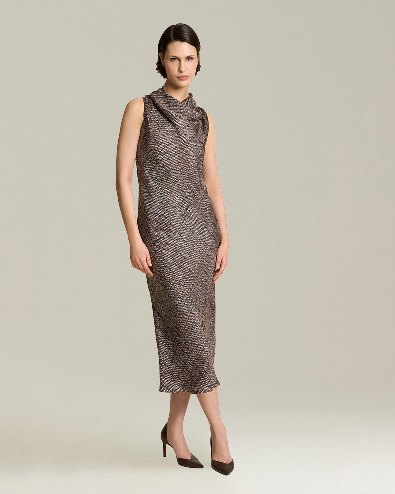 SILK SHEATH DRESS