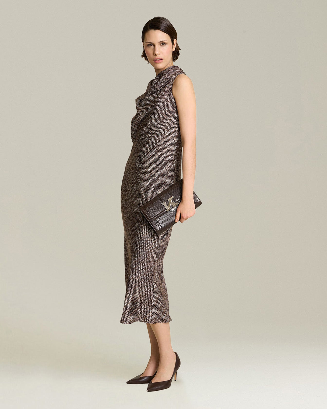 SILK SHEATH DRESS