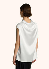 SILK BLOUSE WITH DRAPING