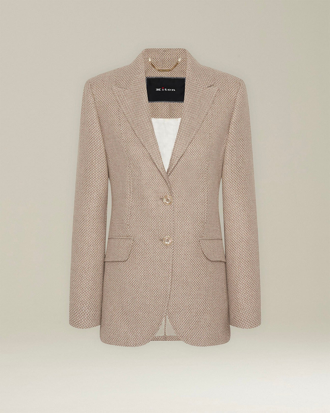 SINGLE-BREASTED CASHMERE BLAZER