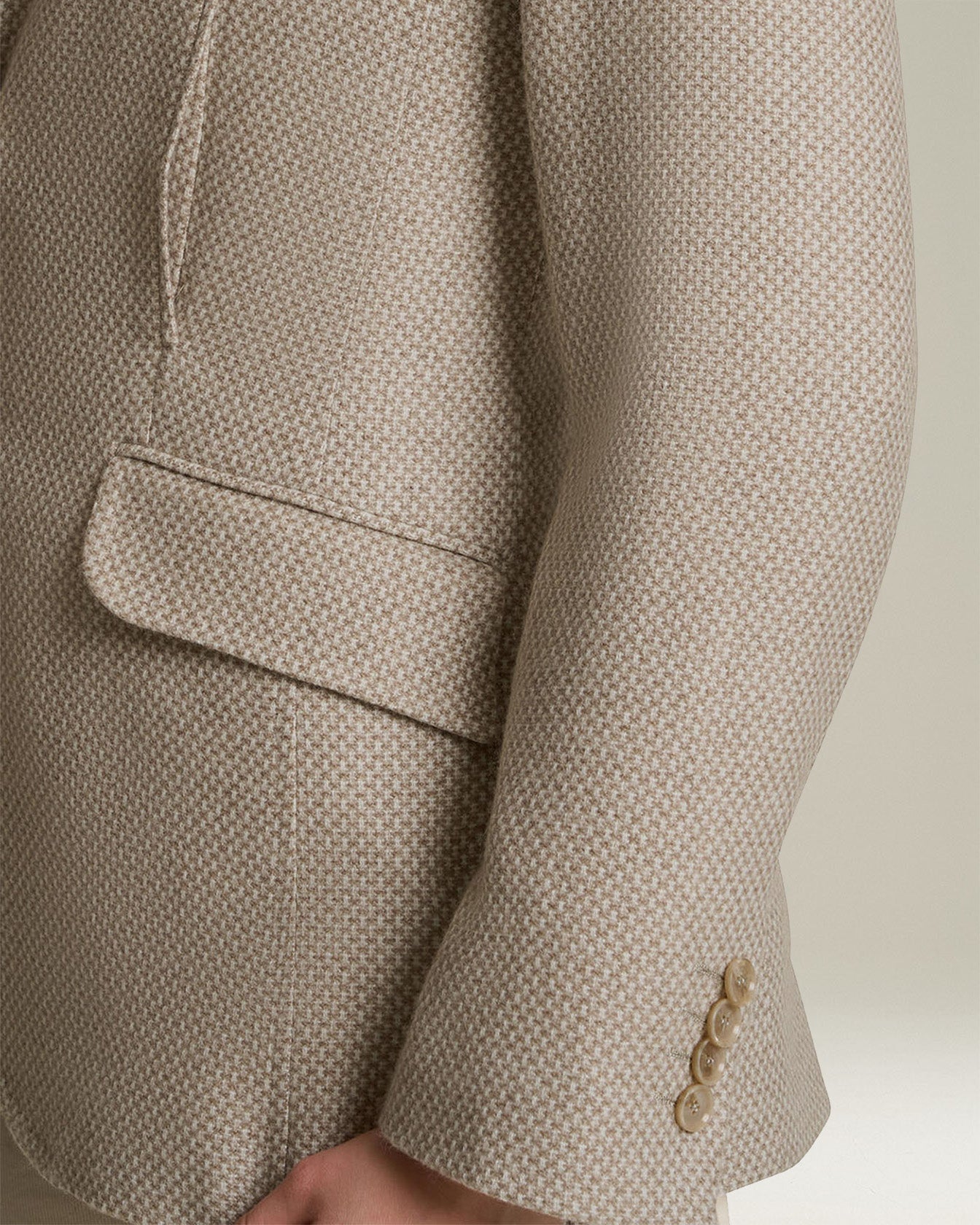 BLAZER MONOPETTO IN CASHMERE