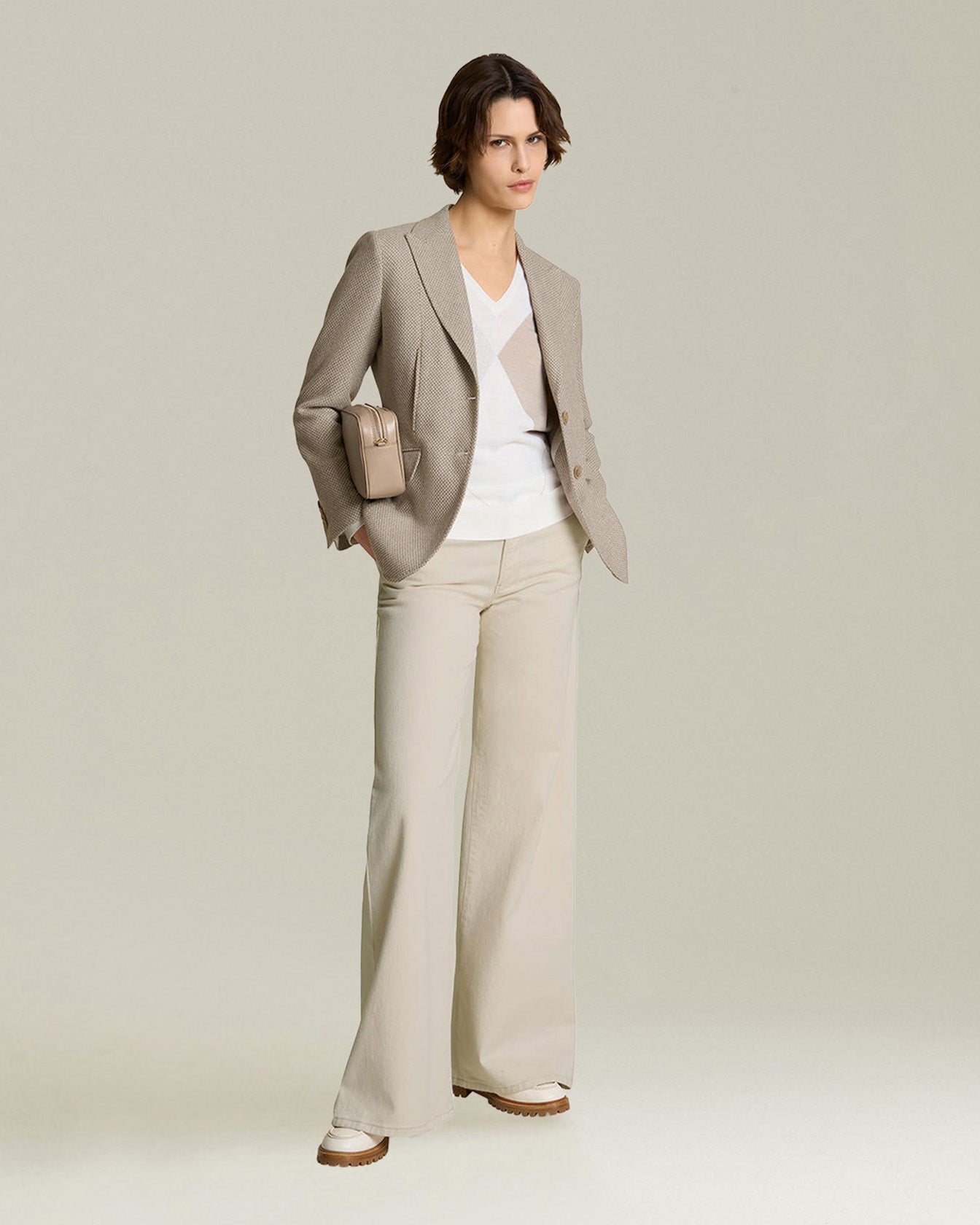 BLAZER MONOPETTO IN CASHMERE