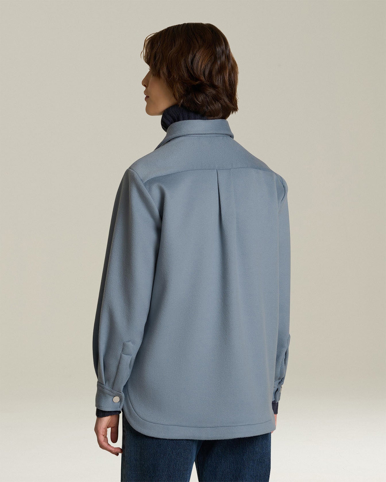 CASHMERE FLEECE OVERSHIRT