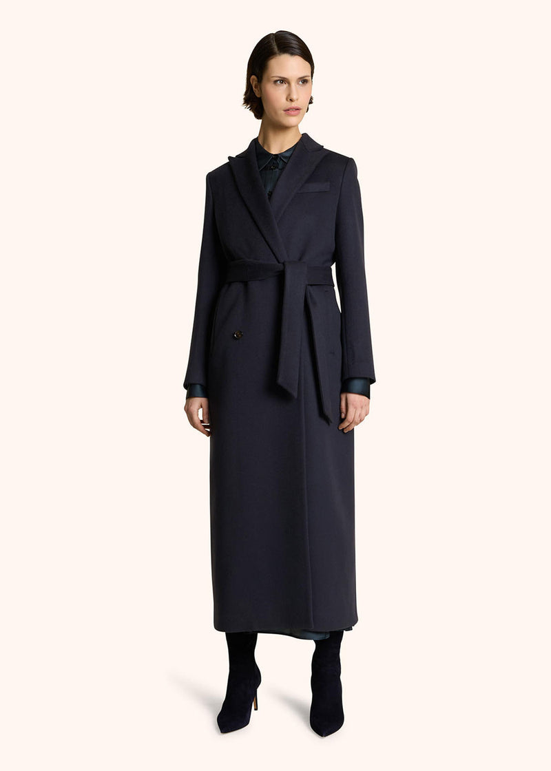 DOUBLE-BREASTED CASHMERE DOUBLE CLOTH COAT