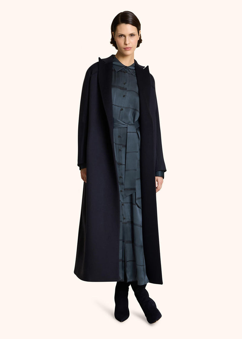 DOUBLE-BREASTED CASHMERE DOUBLE CLOTH COAT