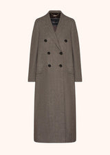 DOUBLE-BREASTED WOOL AND CASHMERE COAT