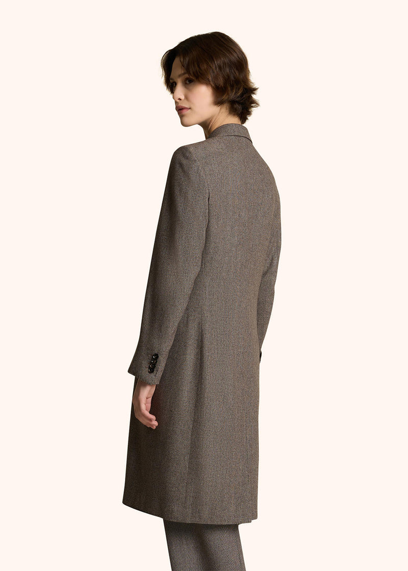 DOUBLE-BREASTED WOOL AND CASHMERE COAT