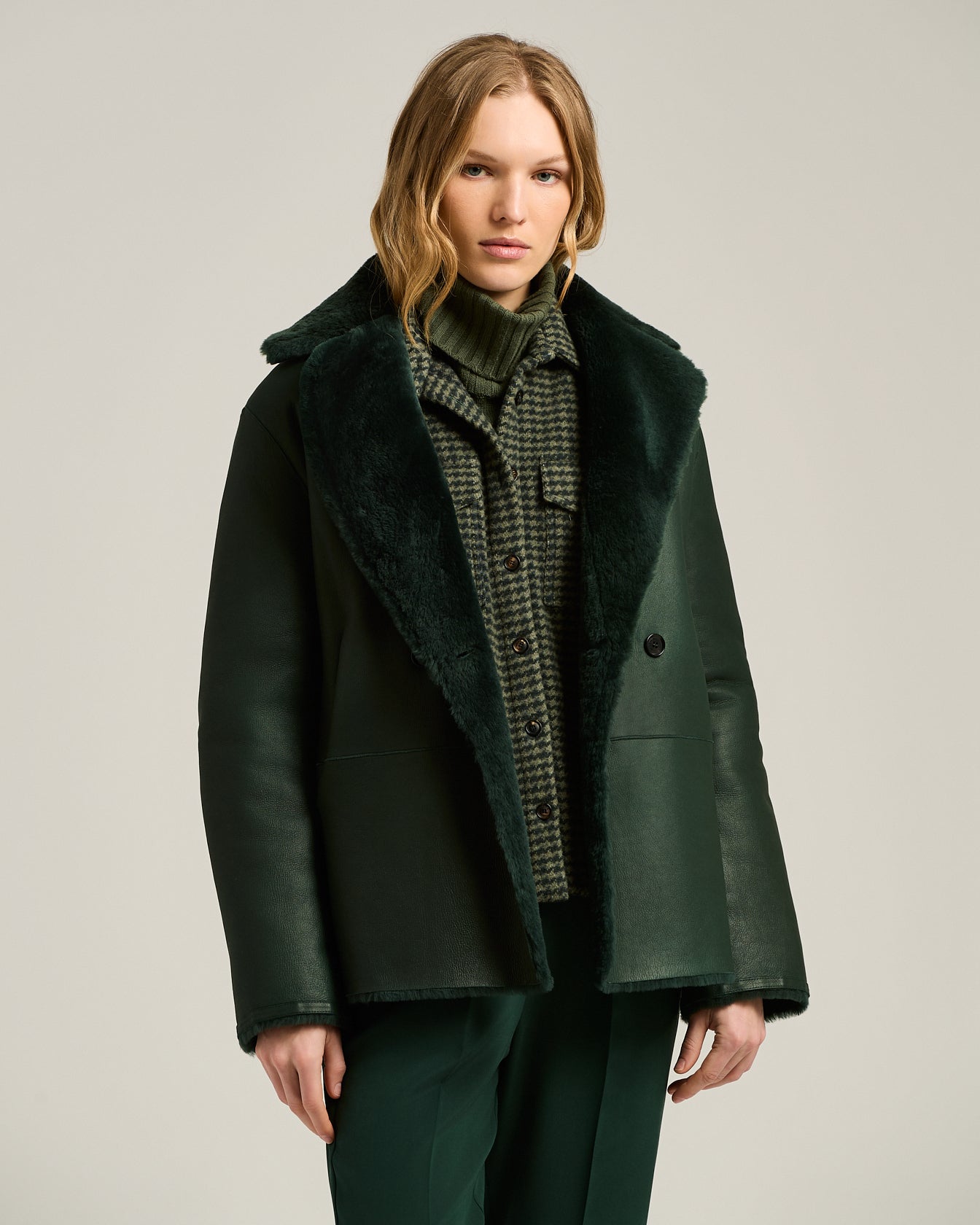 GIACCA SHEARLING REVERSIBILE