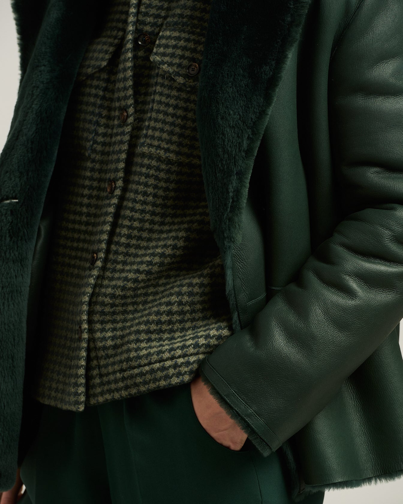 GIACCA SHEARLING REVERSIBILE