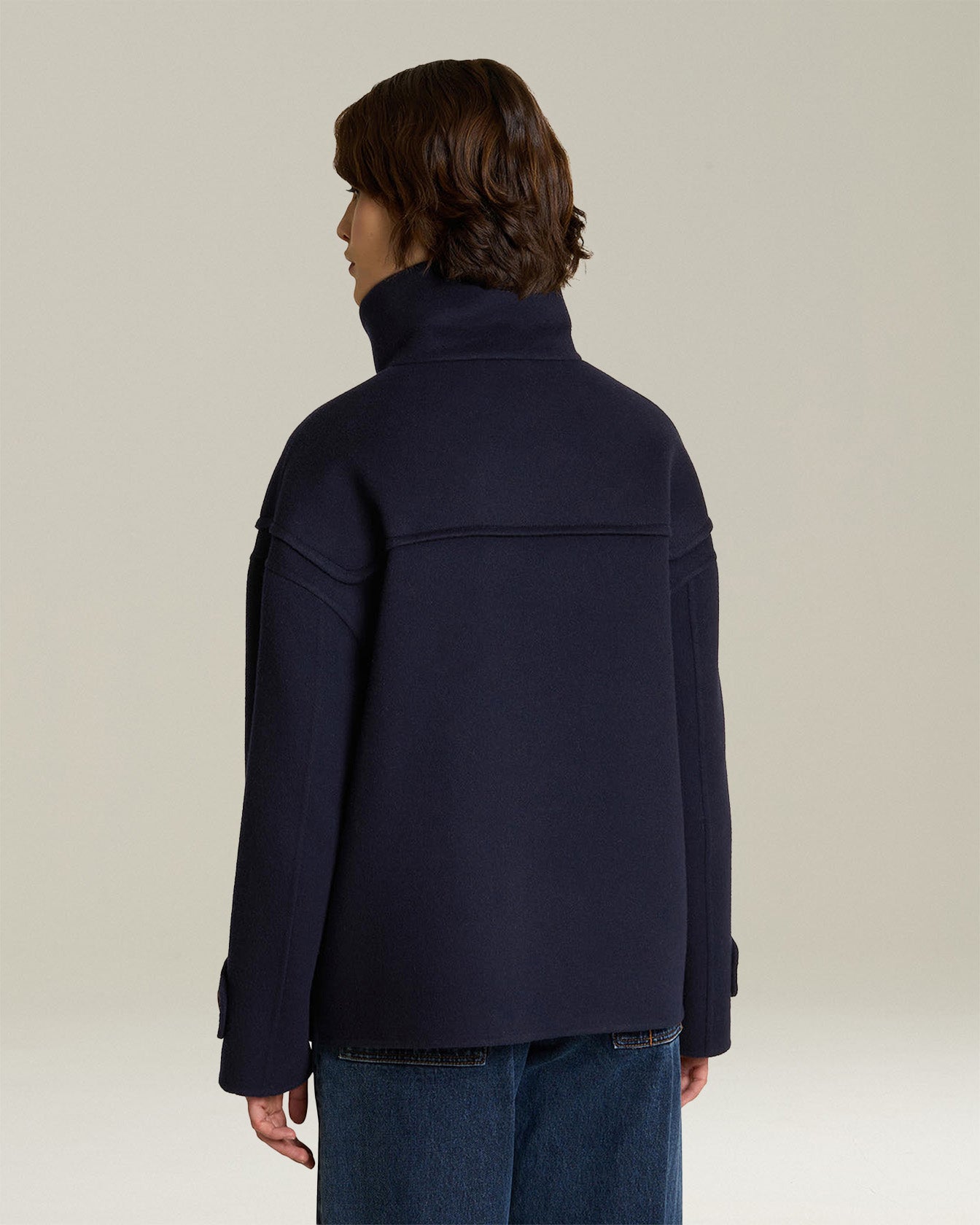 SHORT CASHMERE DUFFLE COAT