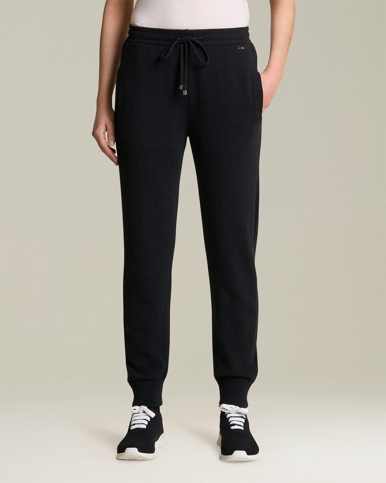 CASHMERE KNIT RELAXED TROUSERS