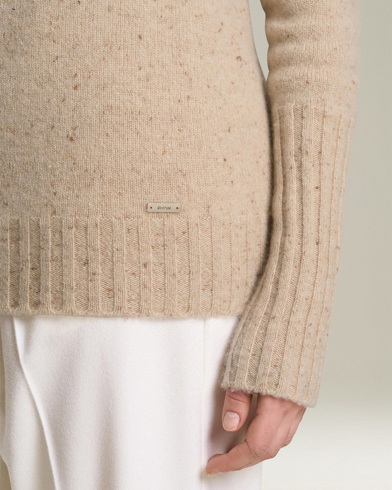 CASHMERE POLO NECK JUMPER