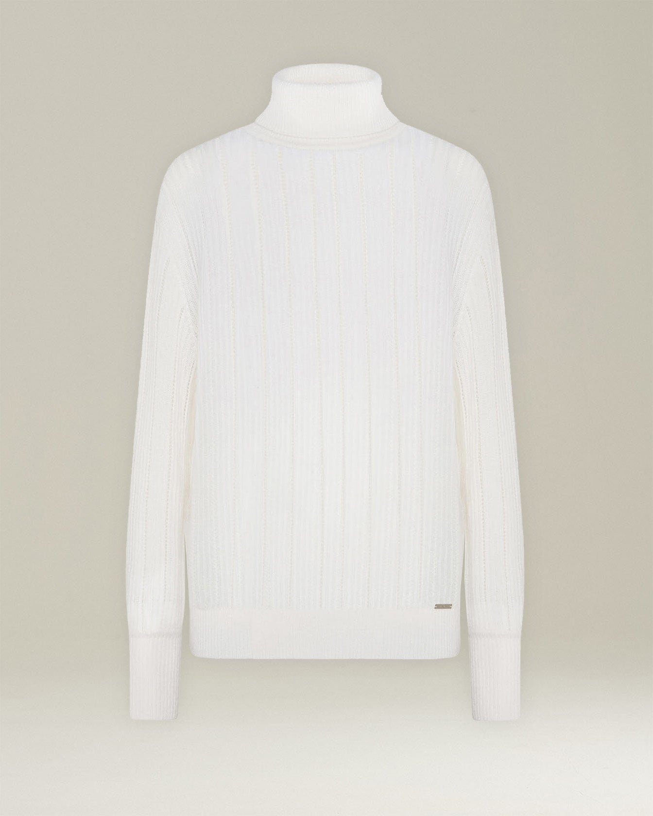 CASHMERE AND SILK RIBBED JUMPER