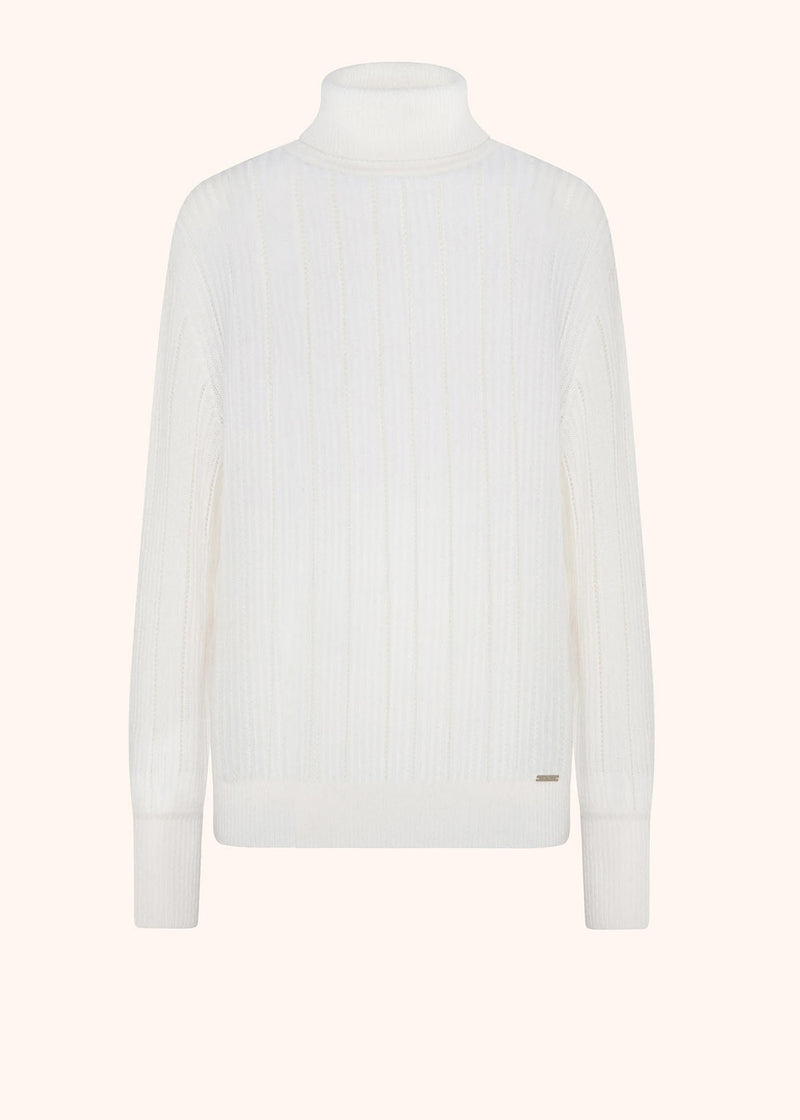 CASHMERE AND SILK RIBBED JUMPER