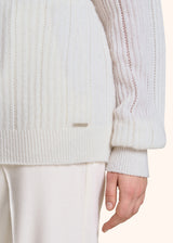 CASHMERE AND SILK RIBBED JUMPER