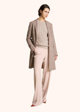 CASHMERE AND SILK JUMPER WITH PERFORATED DETAILING