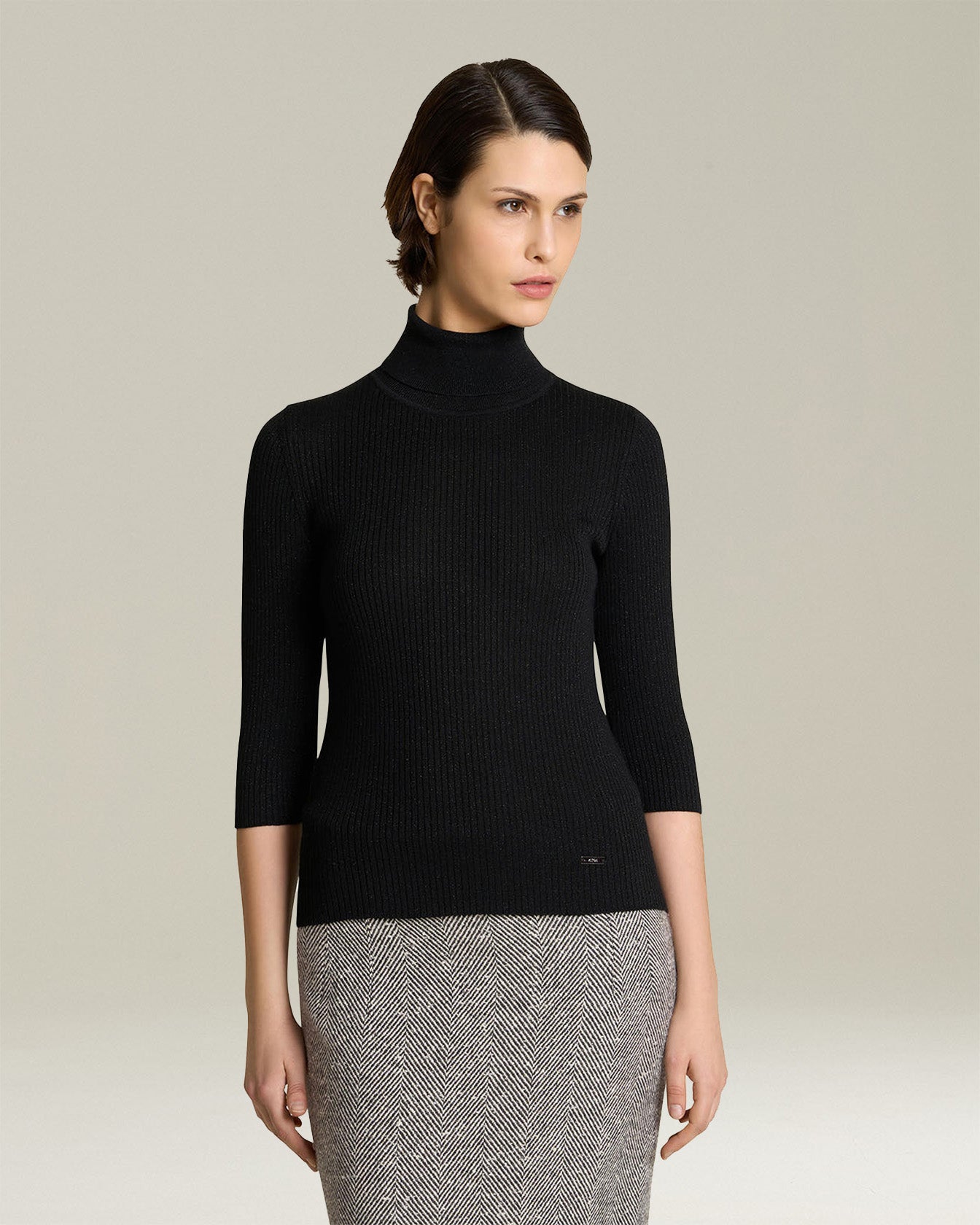 LAMÉ WOOL TOP