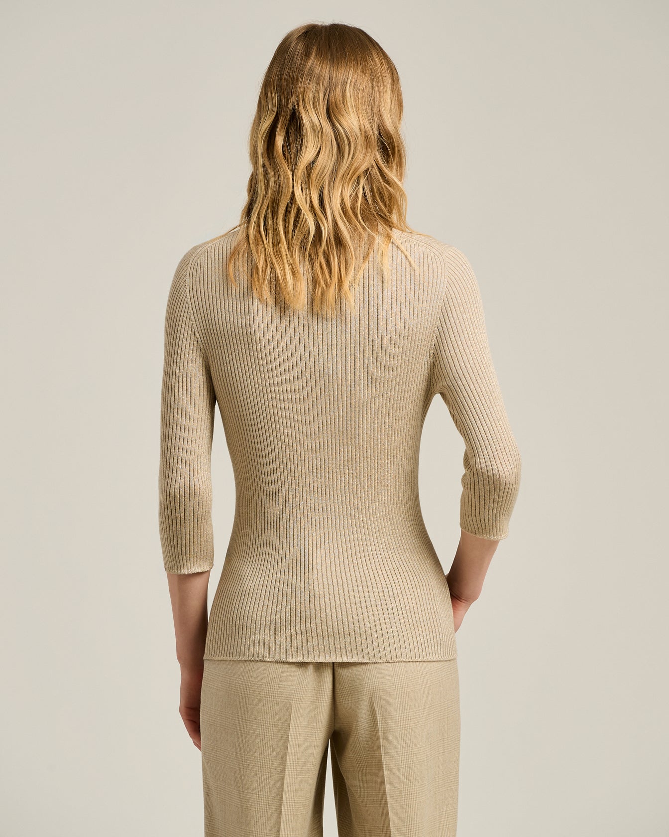 MAGLIA IN LANA LAMÉ