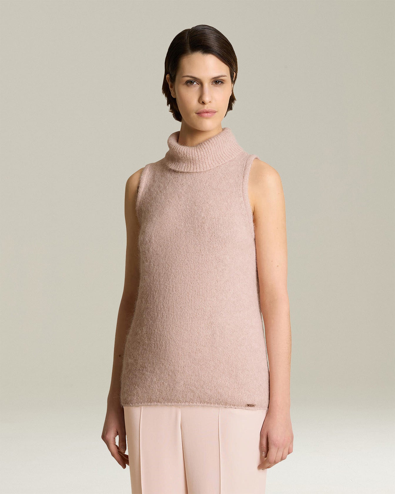 ALPACA POLO NECK JUMPER