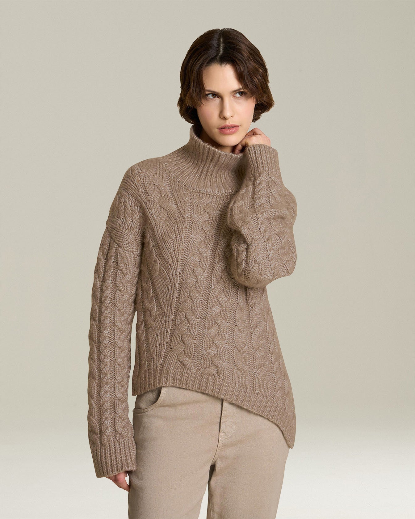 MAGLIONE IN CASHMERE E SETA