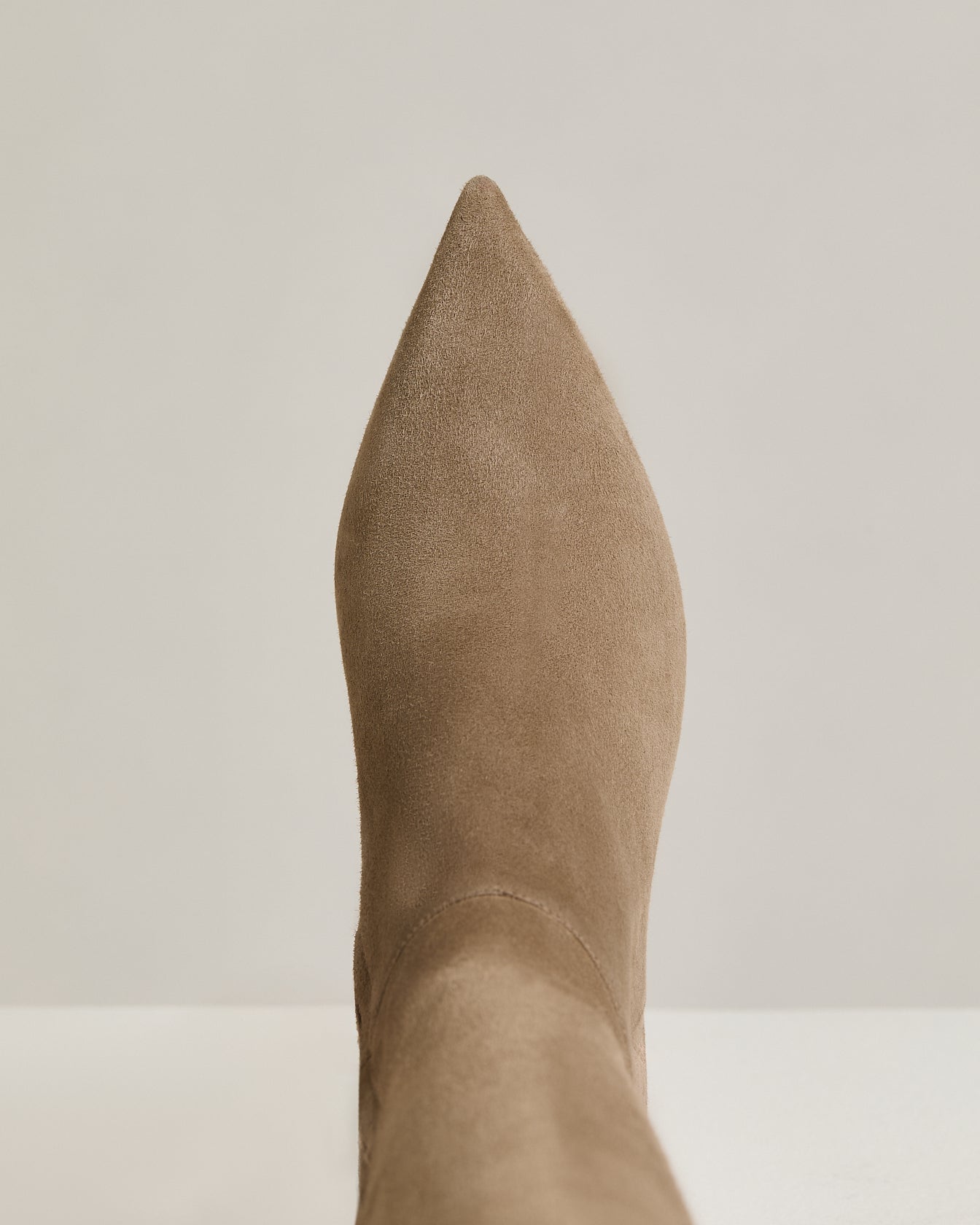 SUEDE GOATSKIN BOOTS WITH STILETTO HEEL
