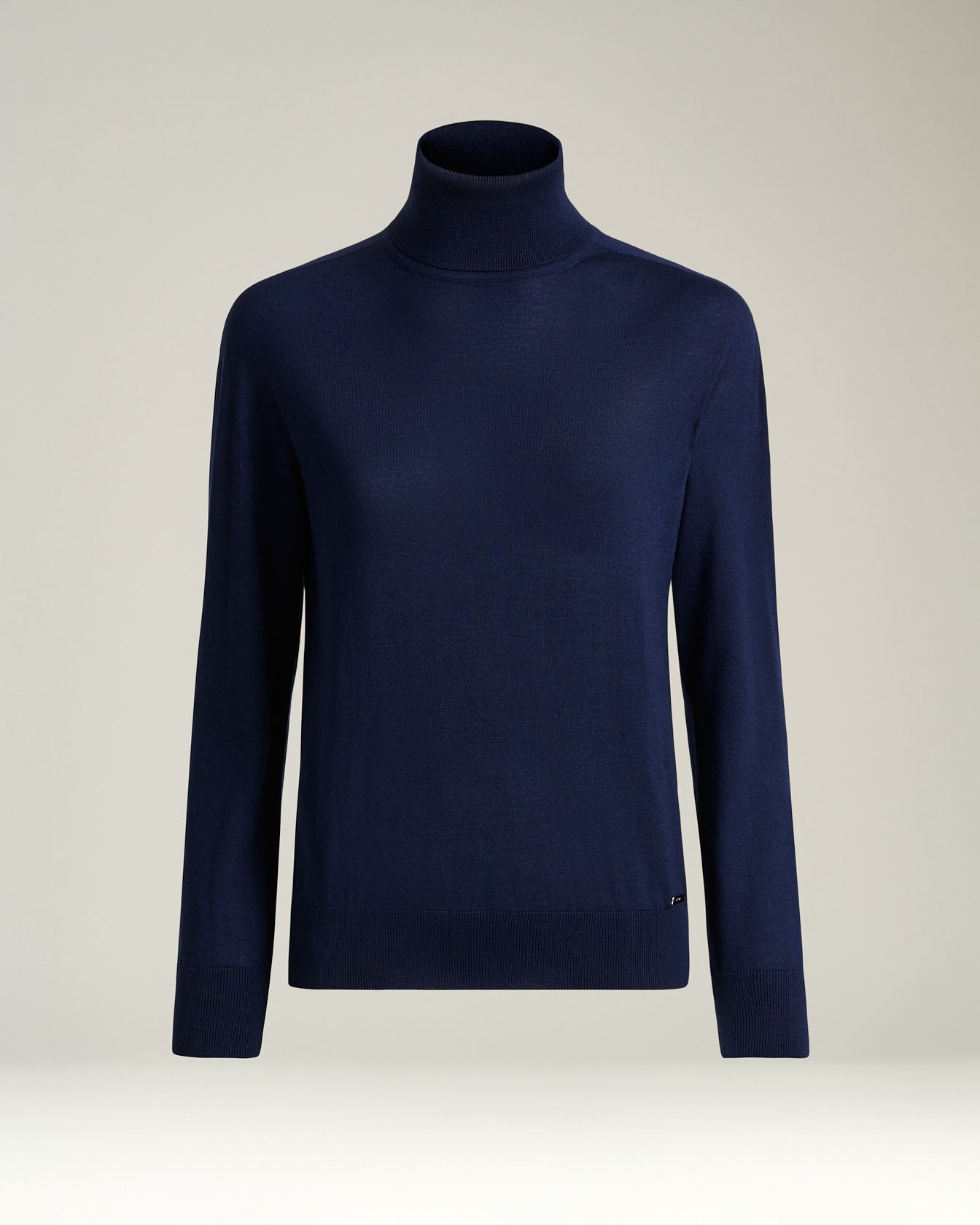 MAGLIONE COLLO ALTO CASHMERE E SETA