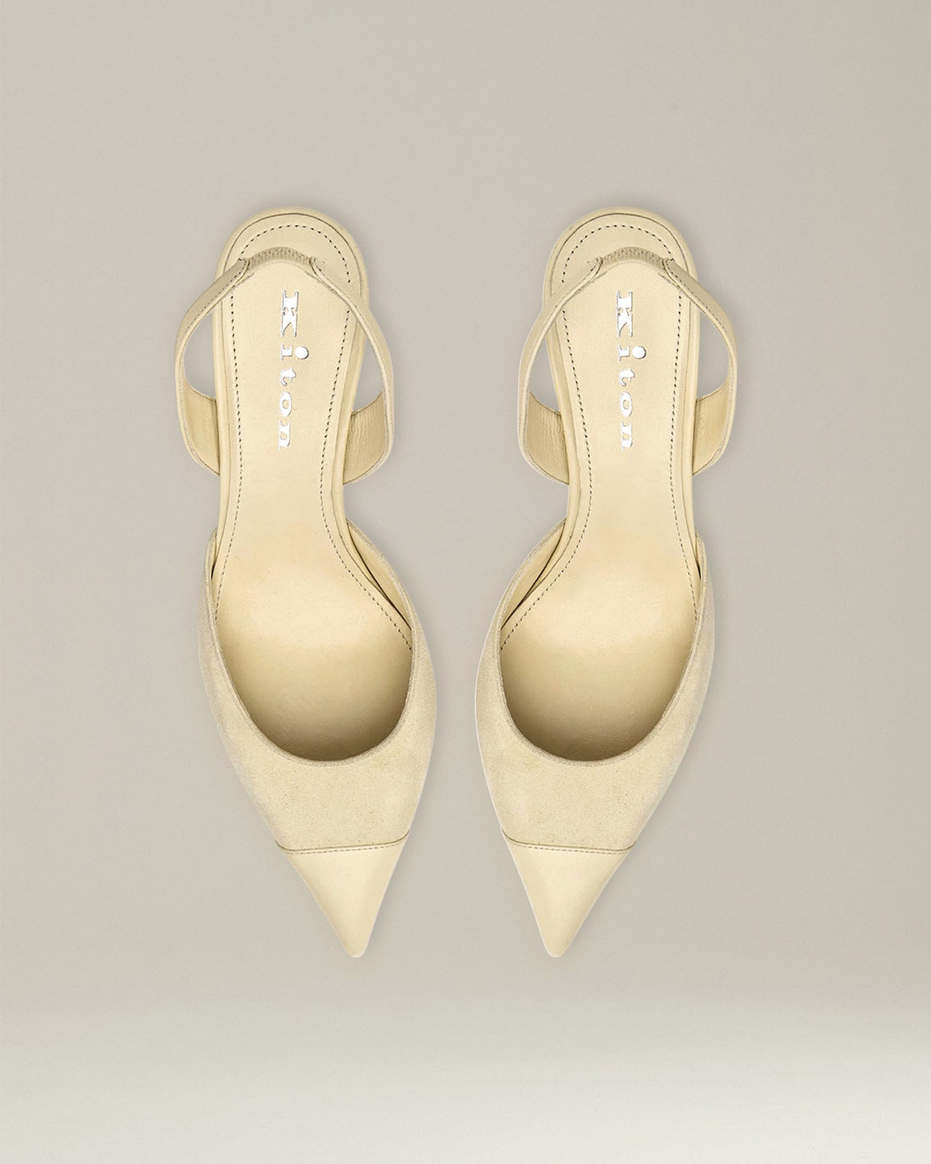 SUEDE SLINGBACK PUMPS