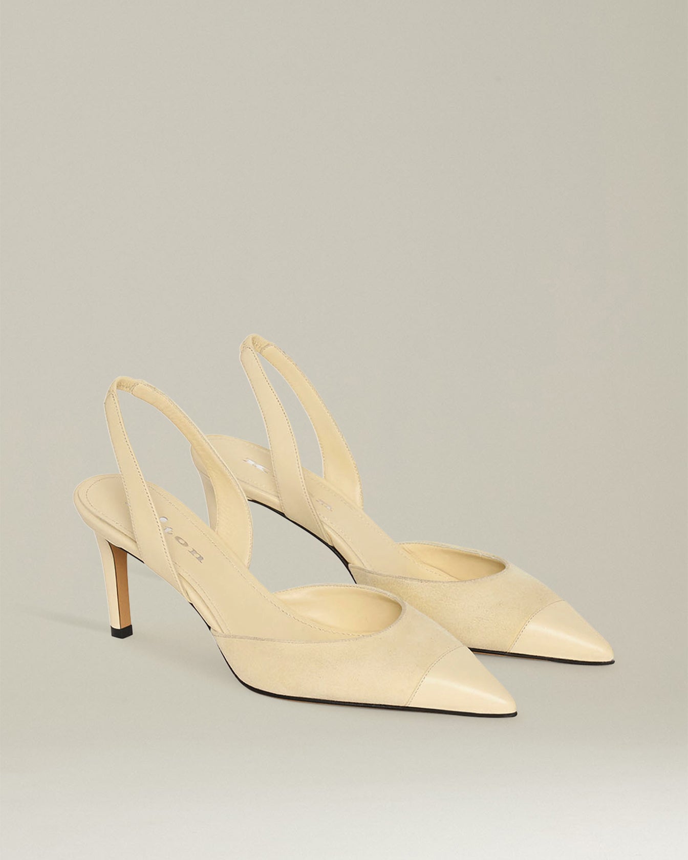 DÉCOLLETÉ SLINGBACK IN PELLE SCAMOSCIATA