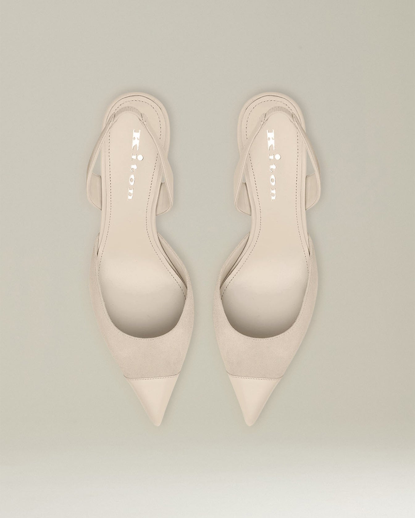 DÉCOLLETÉ SLINGBACK IN PELLE SCAMOSCIATA