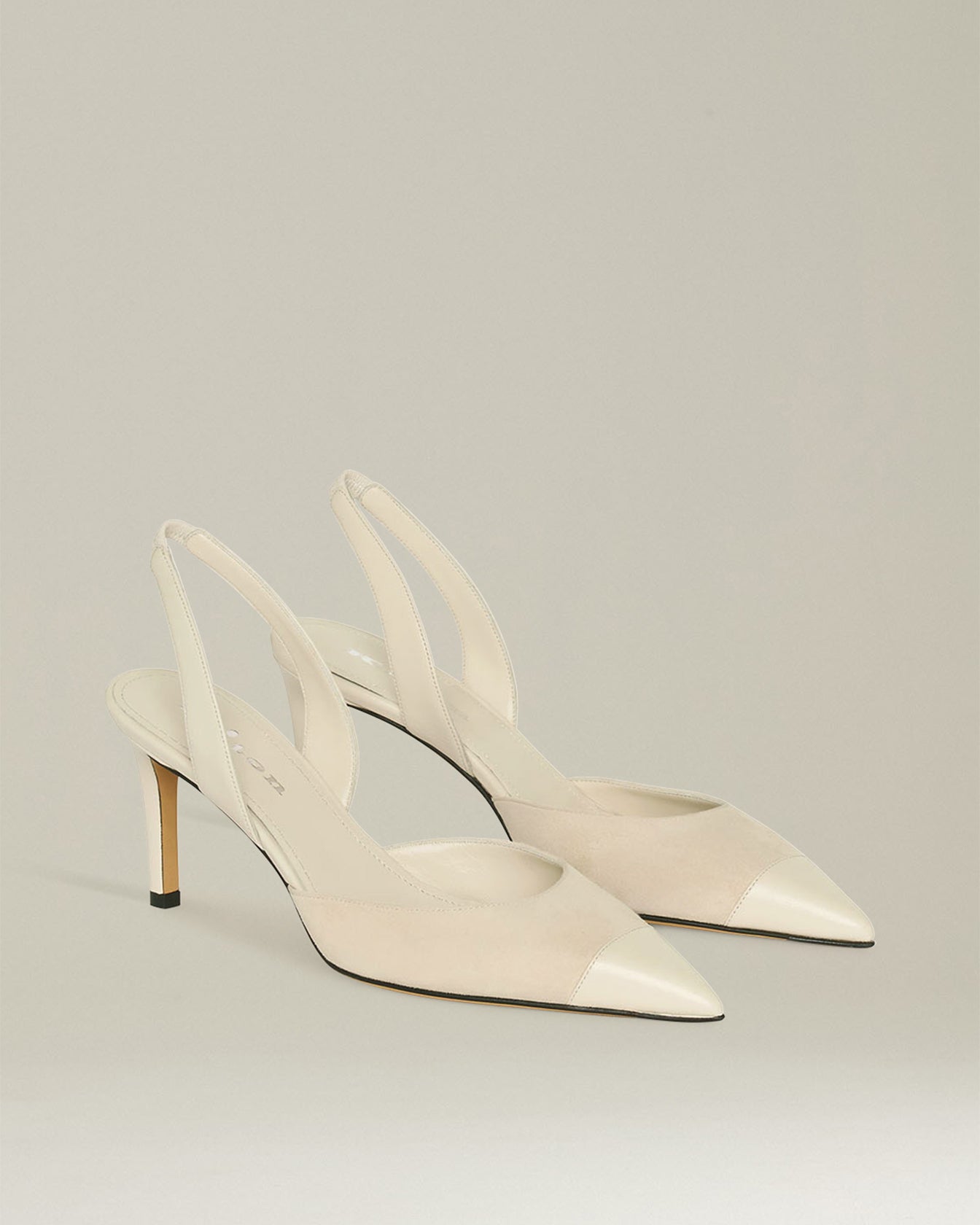 DÉCOLLETÉ SLINGBACK IN PELLE SCAMOSCIATA