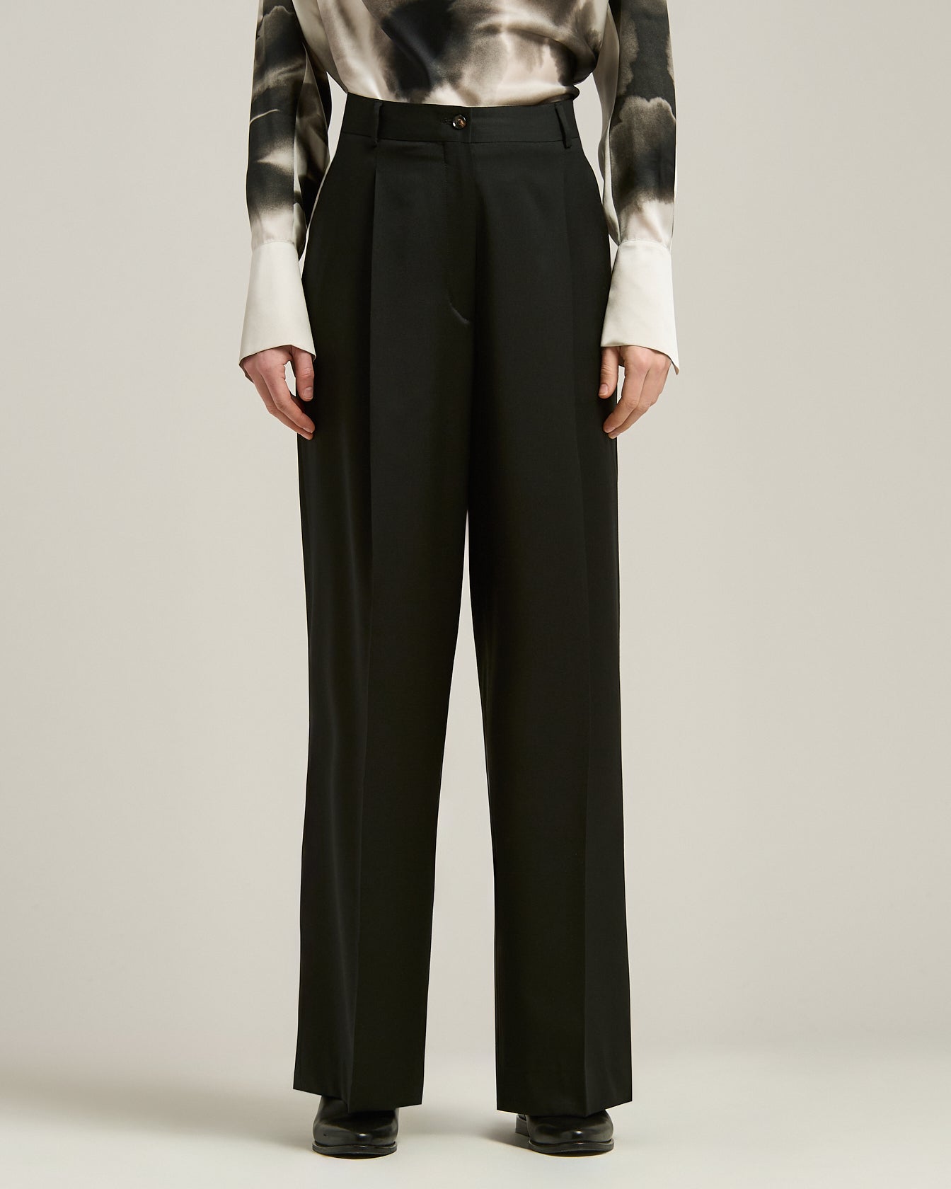 women's pure wool trousers