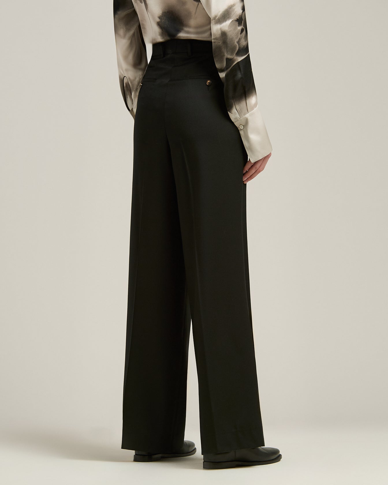 women's pure wool trousers
