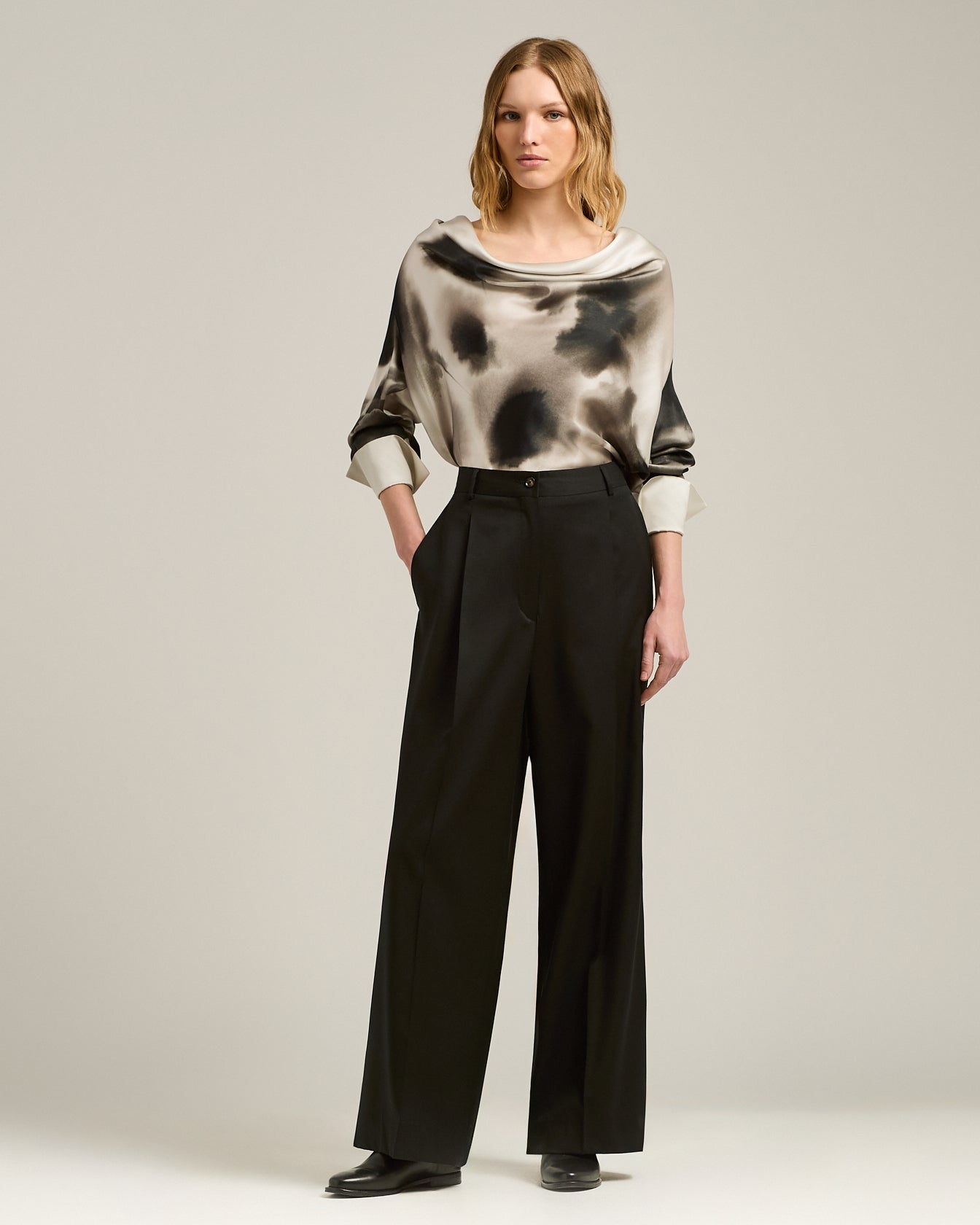 women's pure wool trousers