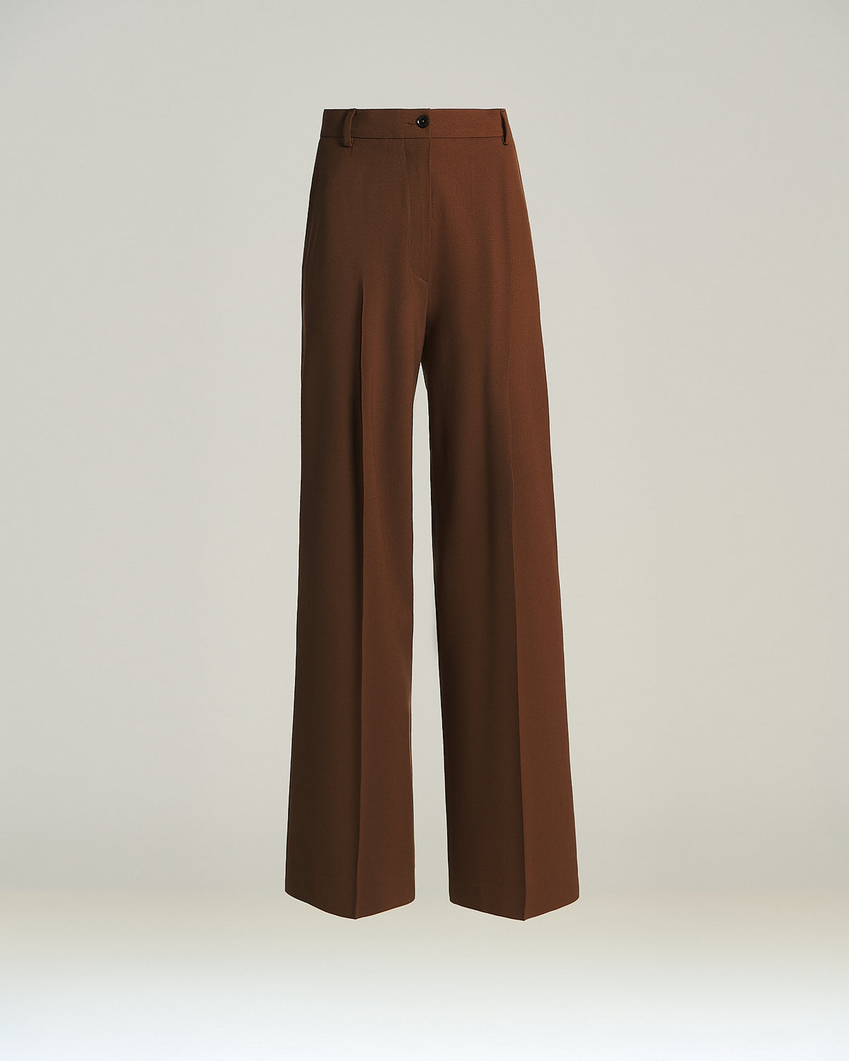 BURNT VIRGIN WOOL PANTS 1