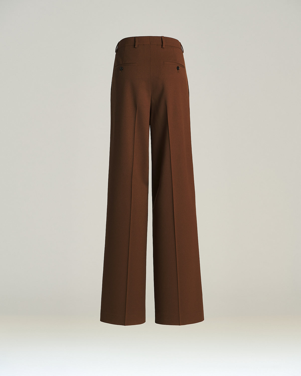 BURNT VIRGIN WOOL PANTS 2