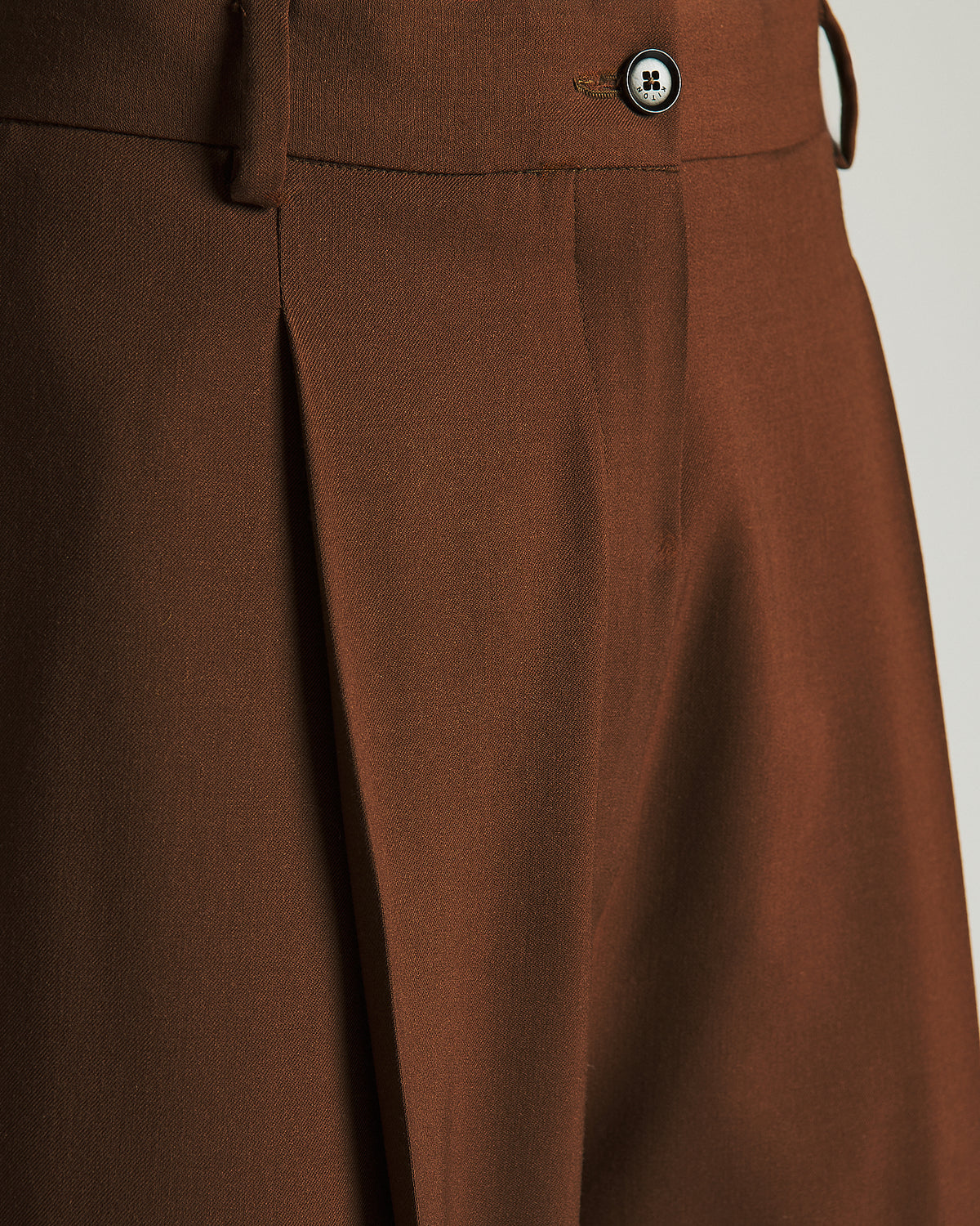 BURNT VIRGIN WOOL PANTS 3