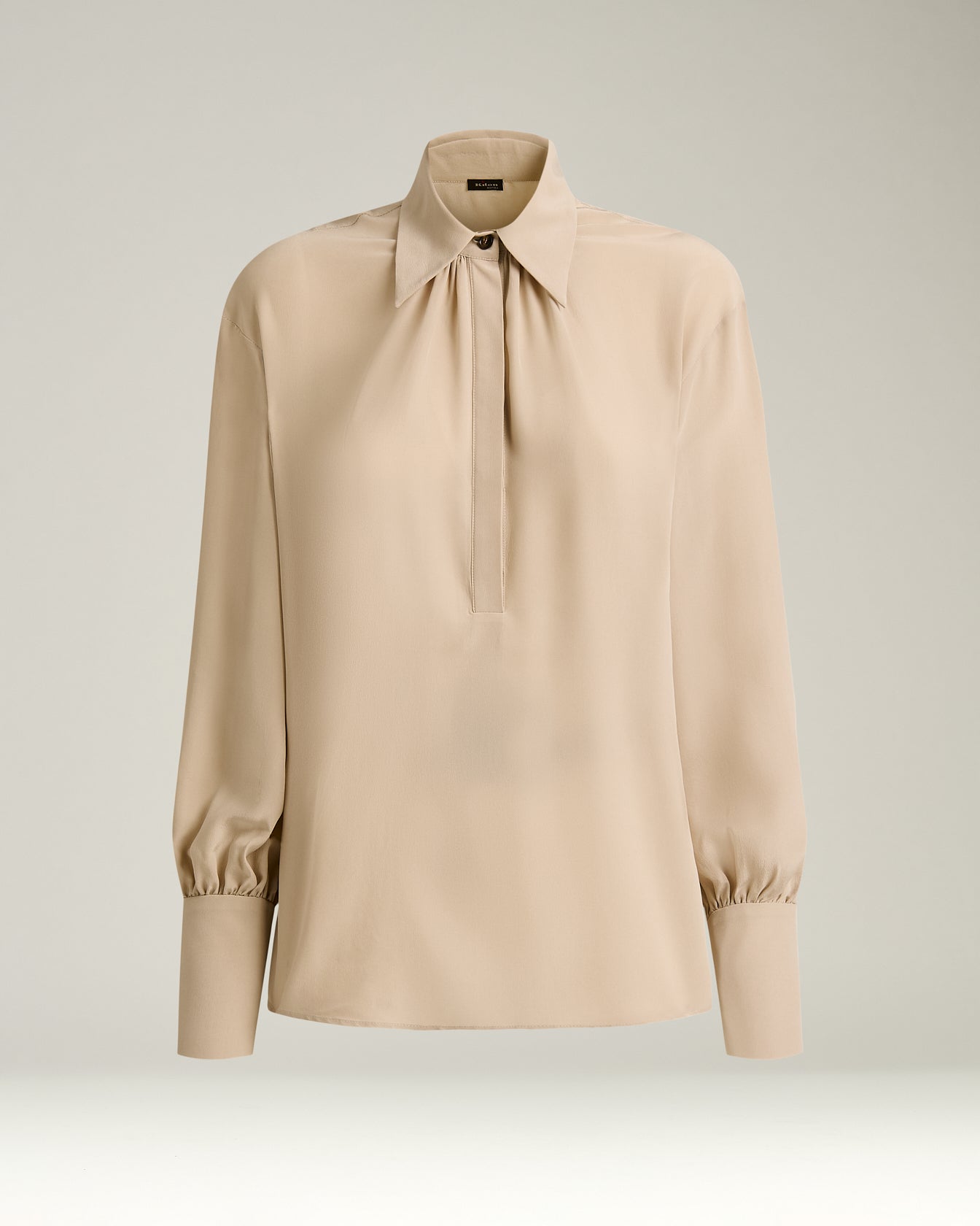 SILK POLO SHIRT