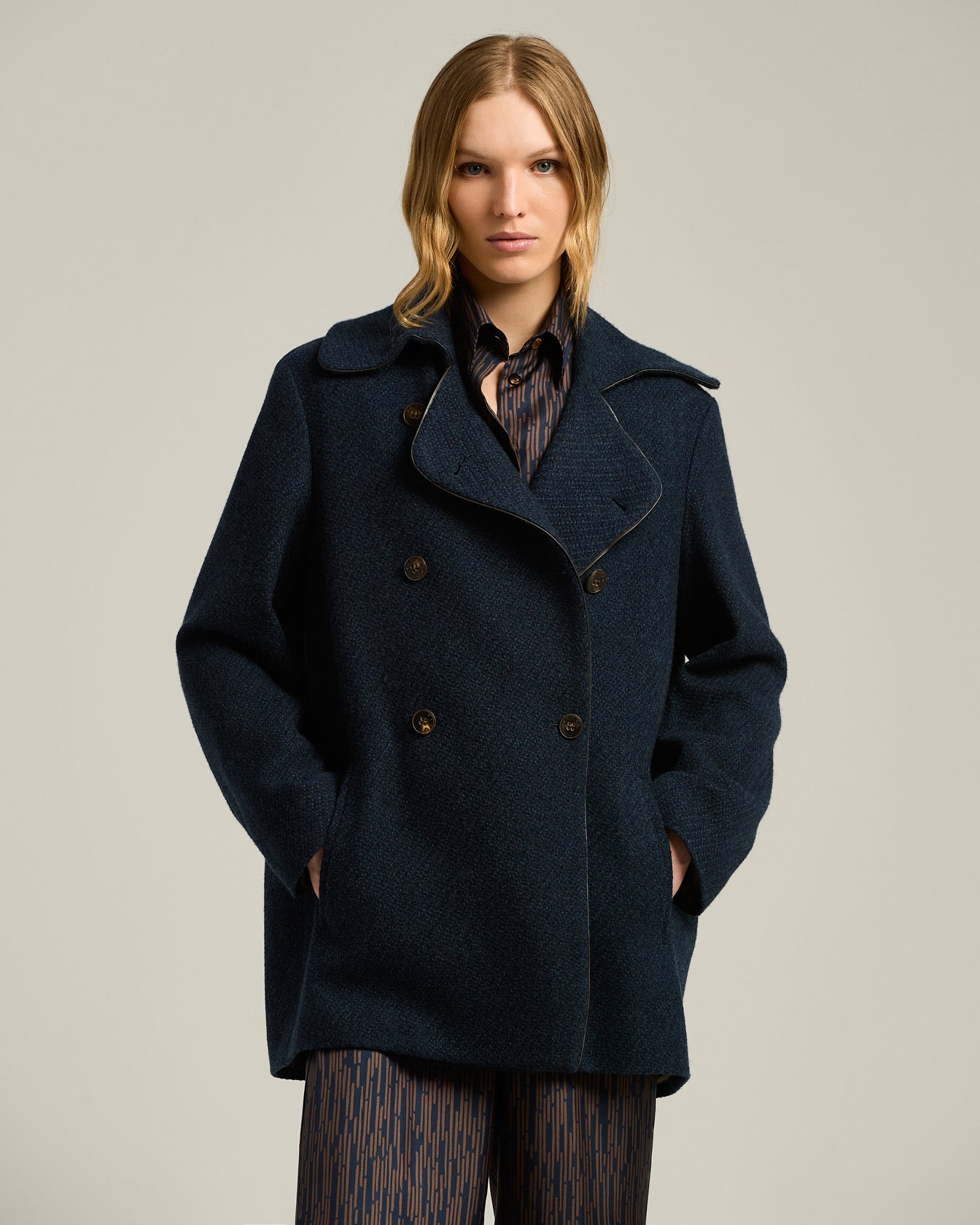 CABAN DOPPIOPETTO IN PURO CASHMERE