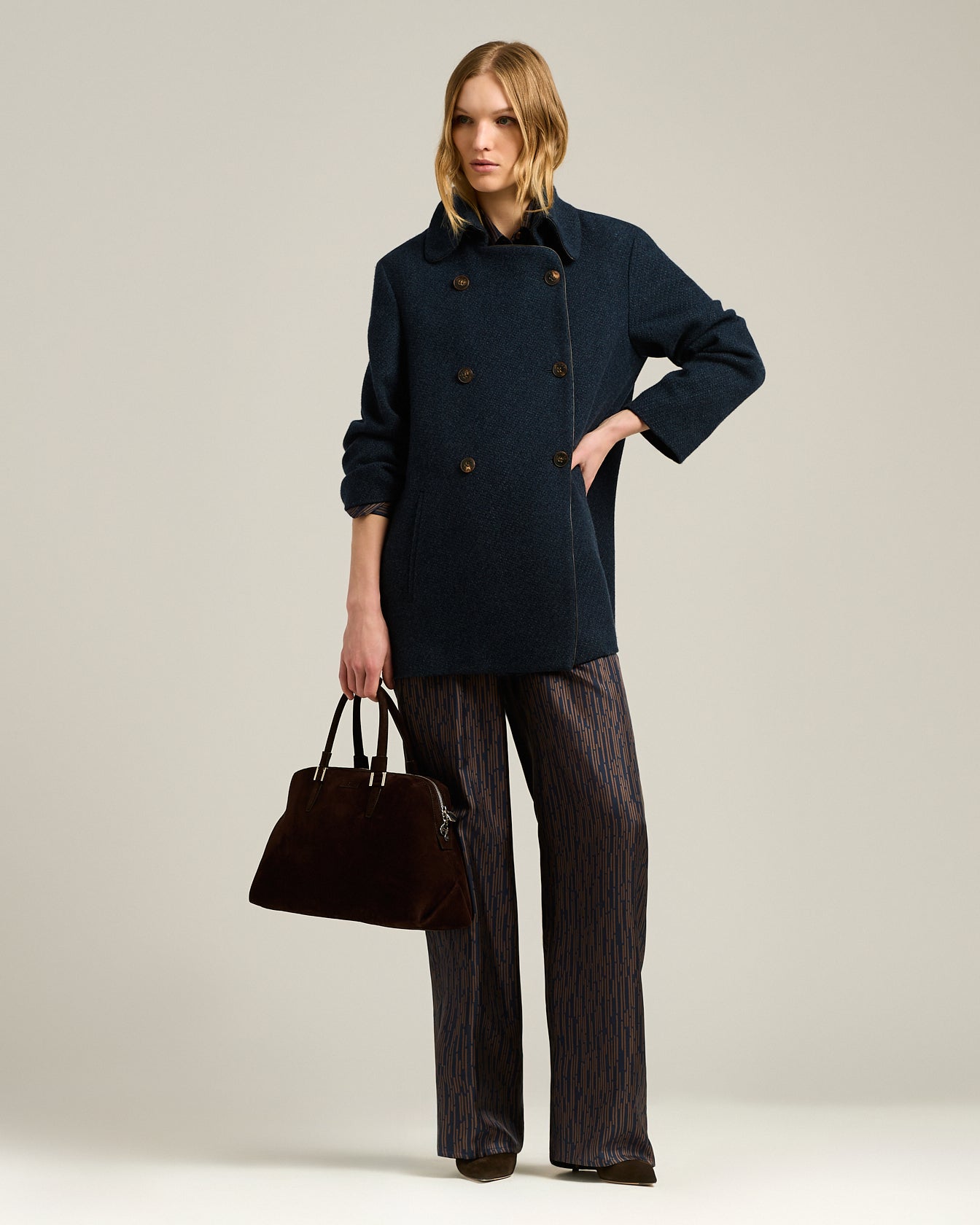 CABAN DOPPIOPETTO IN PURO CASHMERE