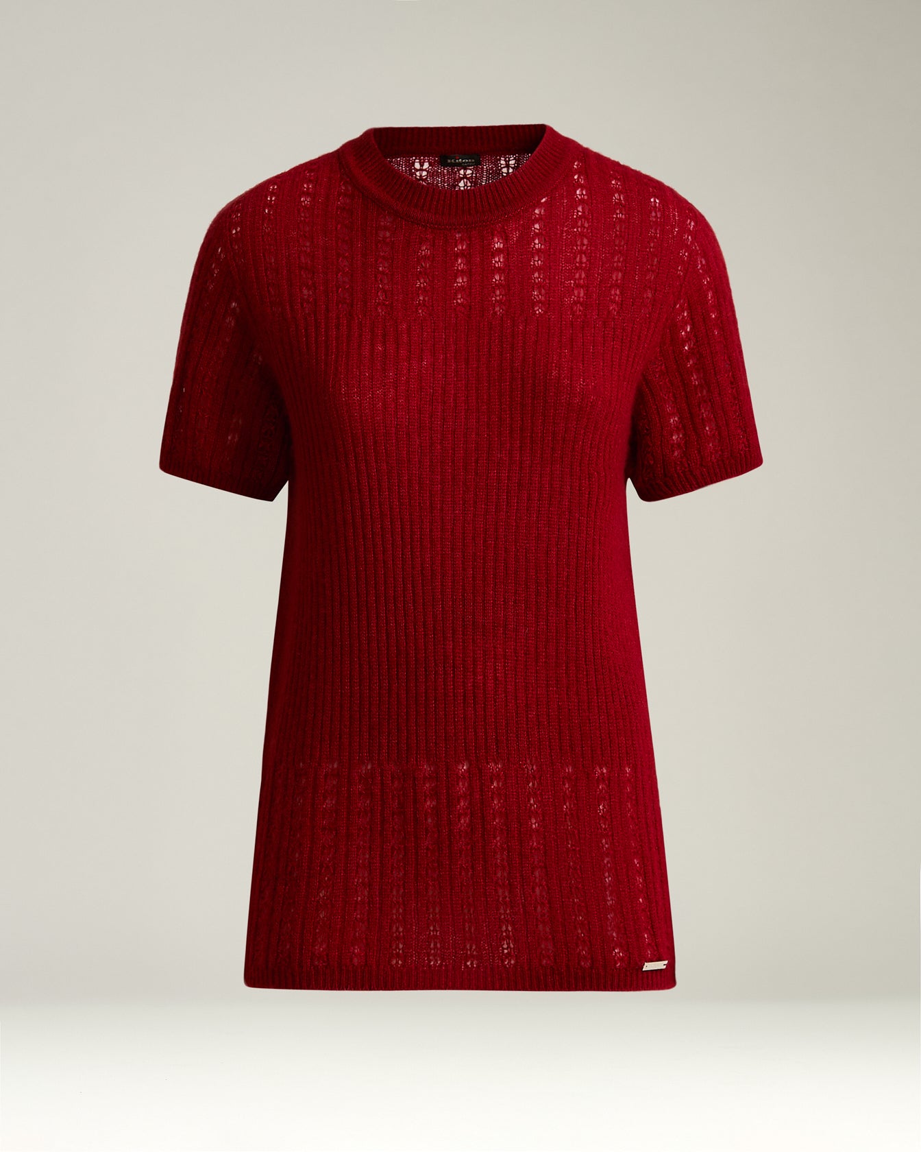 MAGLIA TRAFORATA IN CASHMERE E SETA