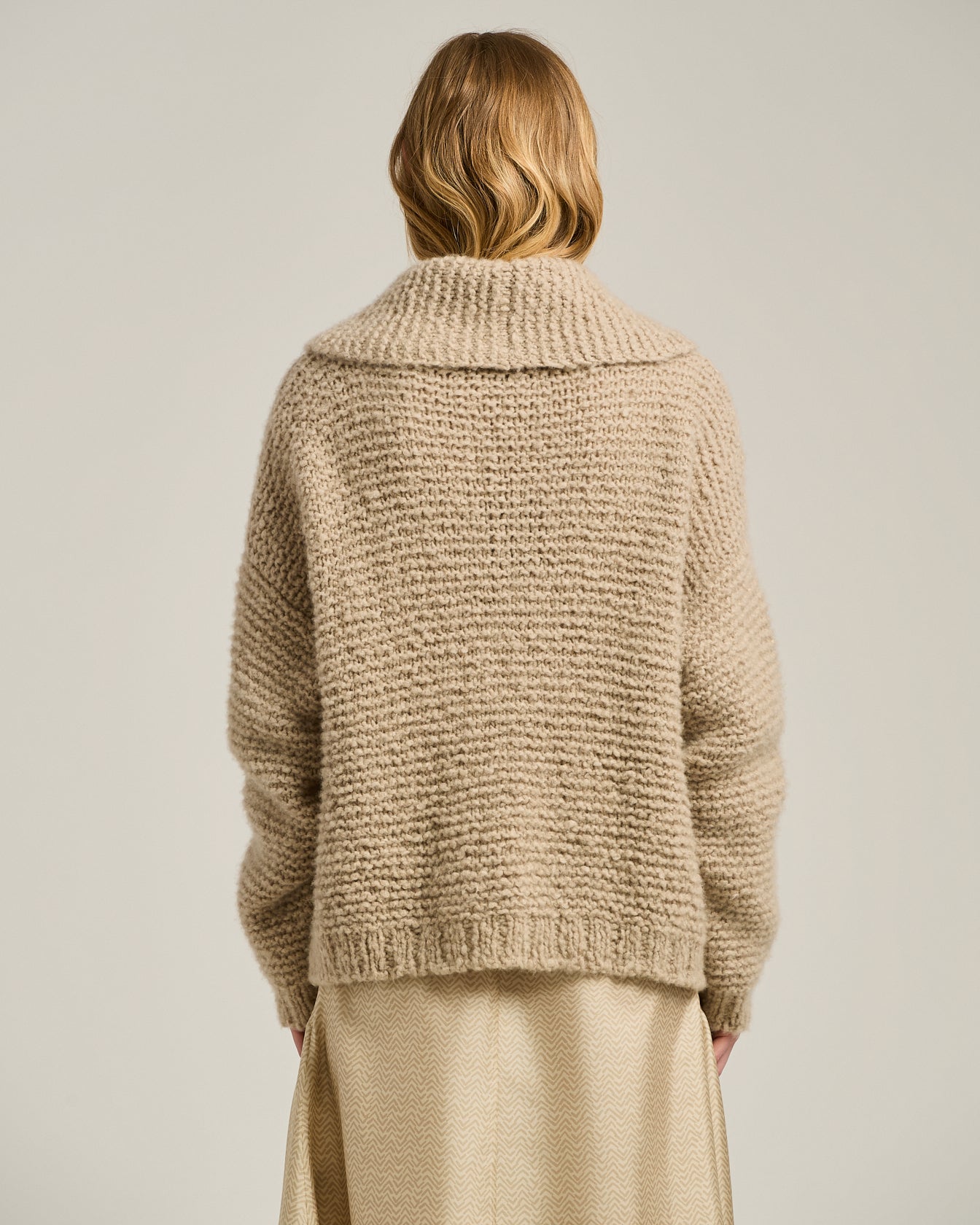 SHAWL COLLAR CARDIGAN