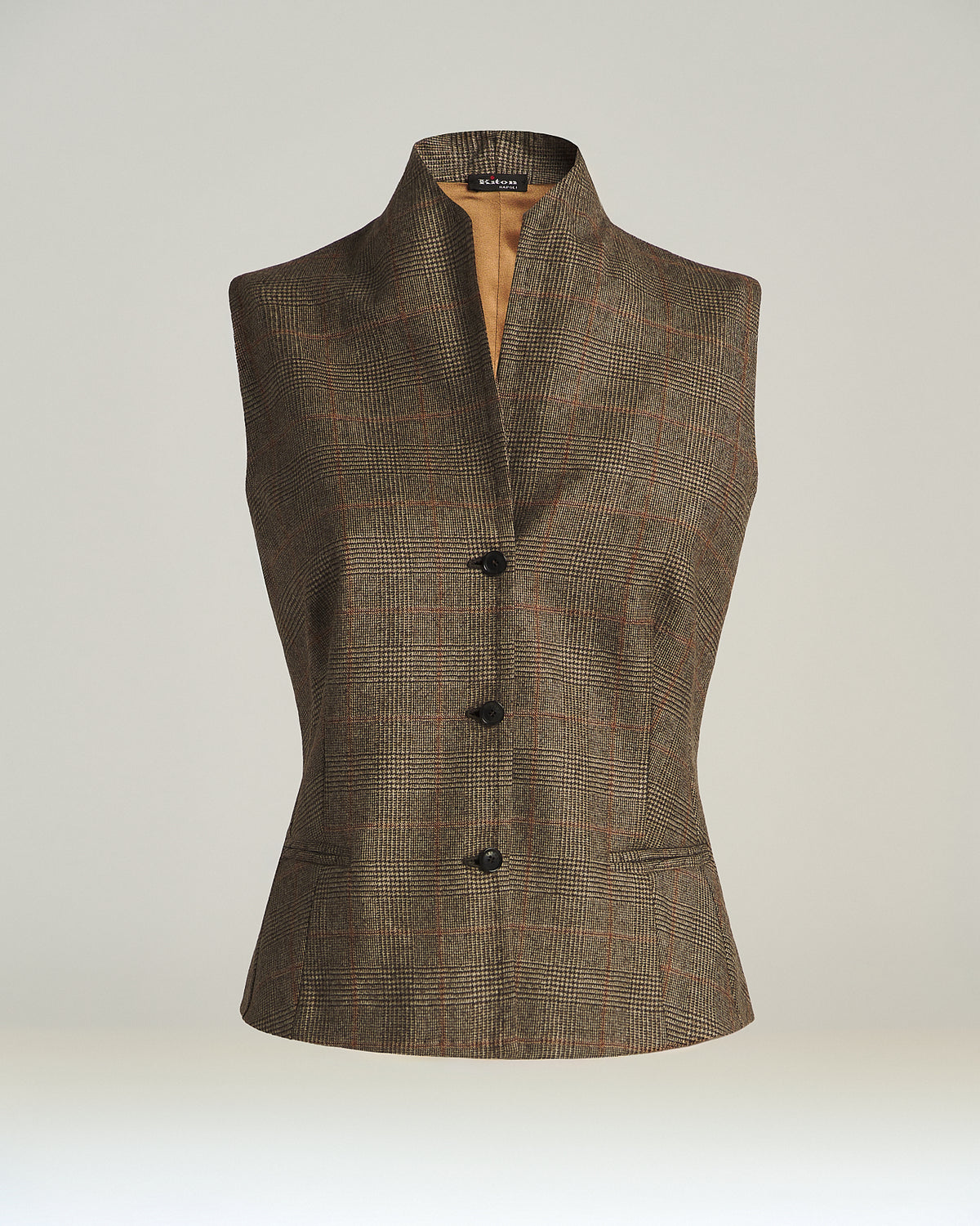 RUST WOOL VEST 1
