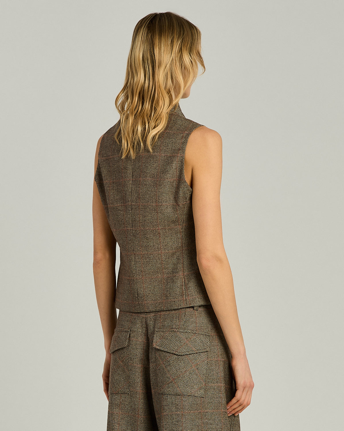 RUST WOOL VEST 3
