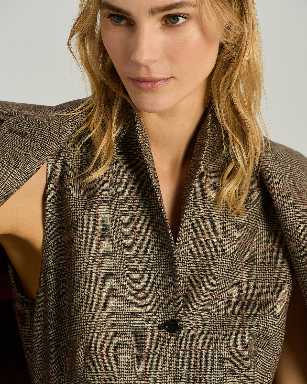 RUST WOOL VEST 4